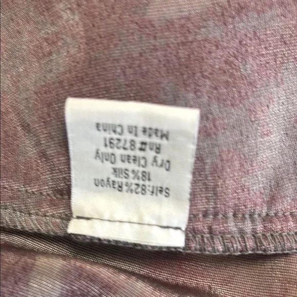 Johnny Was Velvet Floral Tunic featuring a blend of rayon and silk - Picture 7 of 7